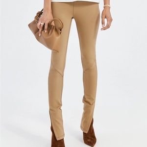 Something Navy Ponte Legging | Khaki | XS | NWT